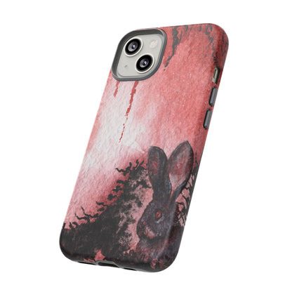 Creepy Bunny Tough Phone Case