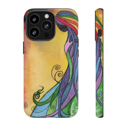 Rainbow Goddes Tough Phone Case