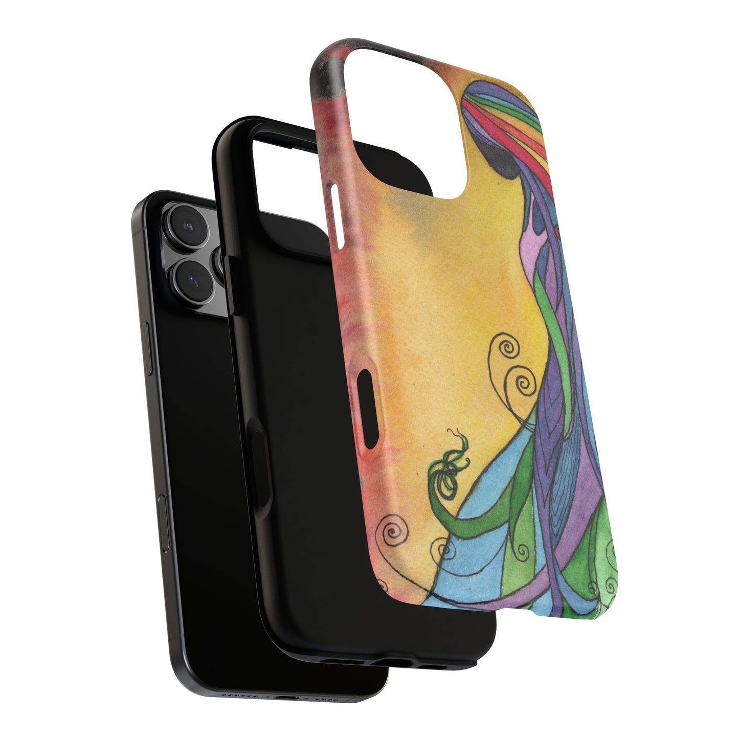 Rainbow Goddes Tough Phone Case