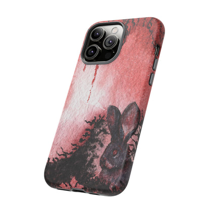 Creepy Bunny Tough Phone Case