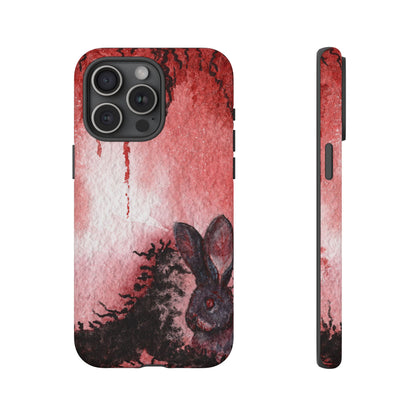 Creepy Bunny Tough Phone Case