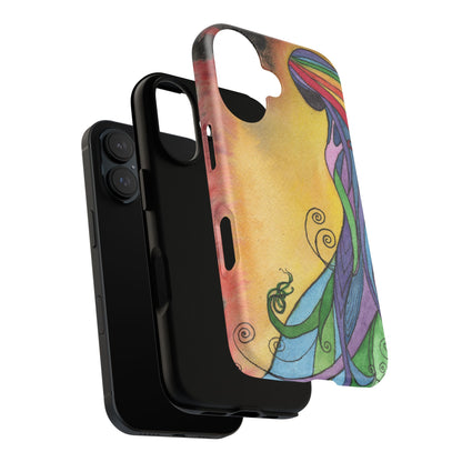 Rainbow Goddes Tough Phone Case