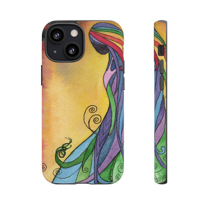 Rainbow Goddes Tough Phone Case