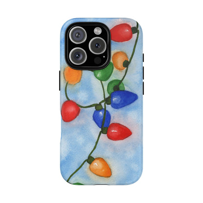 Christmas Lights Tough Phone Case