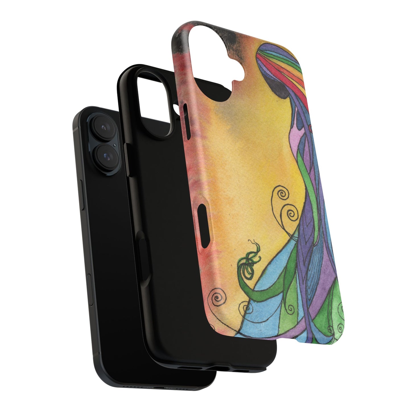 Rainbow Goddes Tough Phone Case