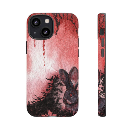 Creepy Bunny Tough Phone Case