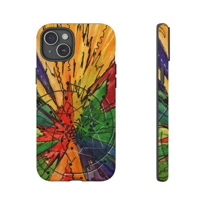 Rainbow Burst Tough Phone Case