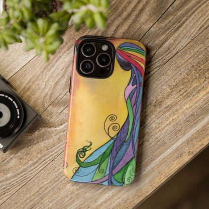 Rainbow Goddes Tough Phone Case