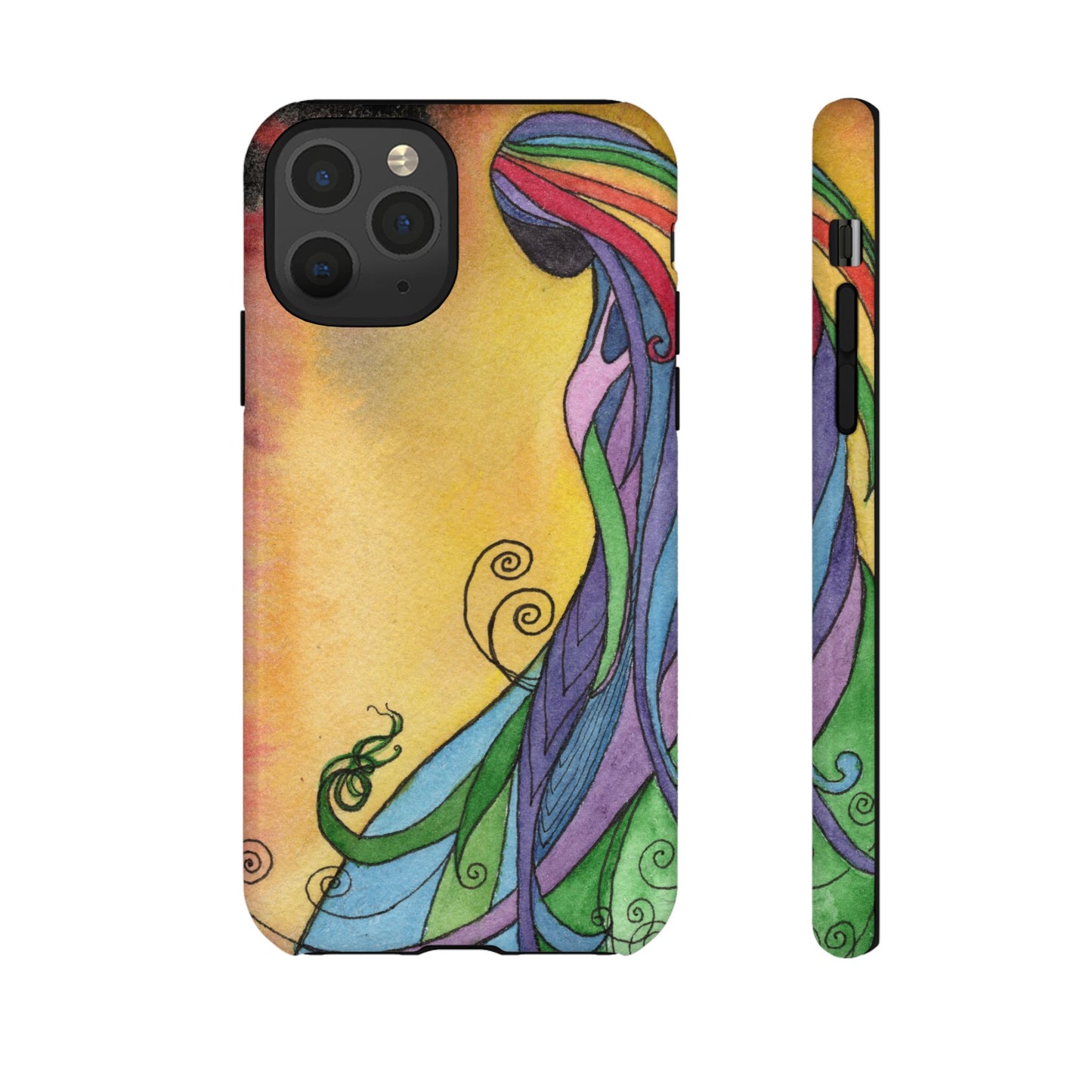 Rainbow Goddes Tough Phone Case