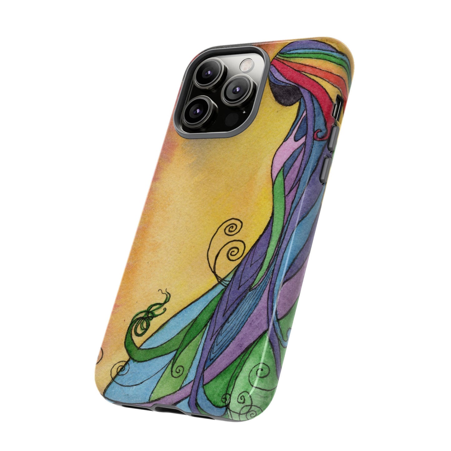 Rainbow Goddes Tough Phone Case