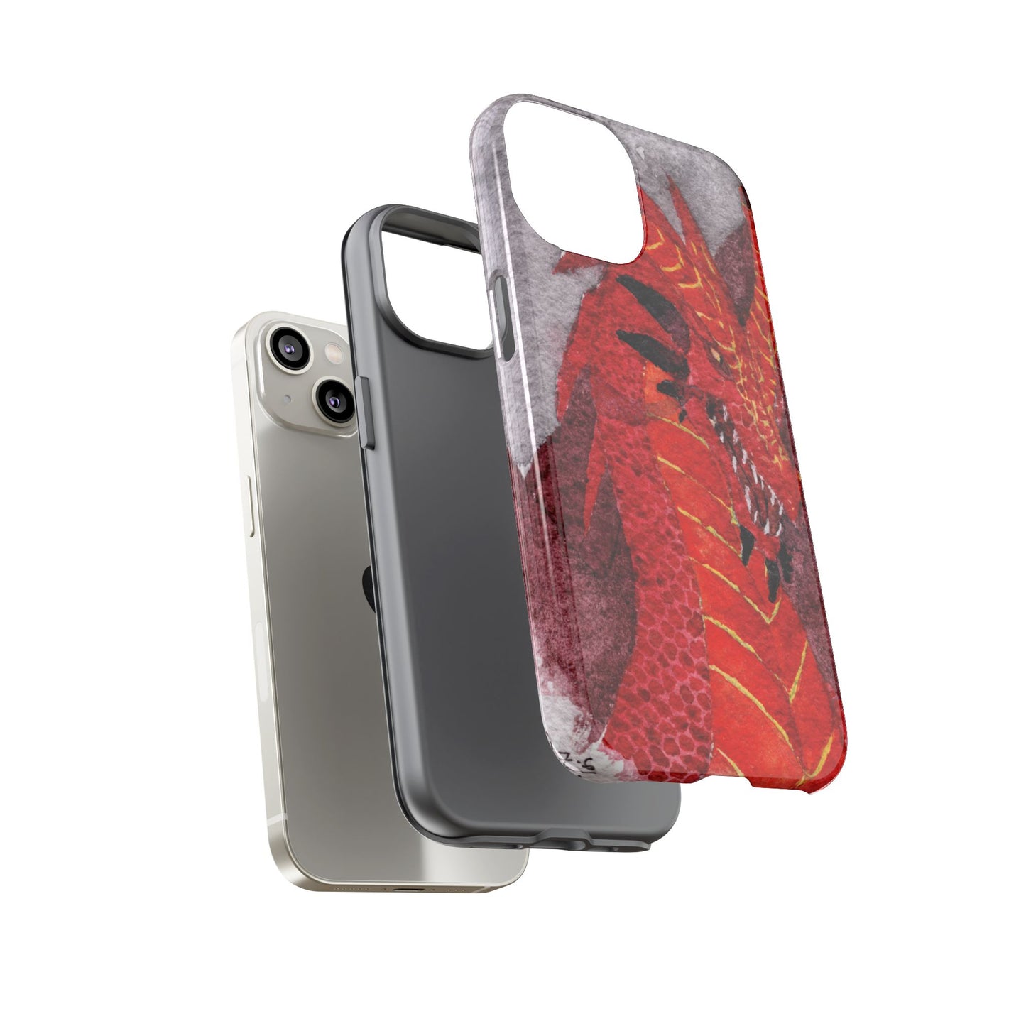 Red Dragon Tough Phone Case