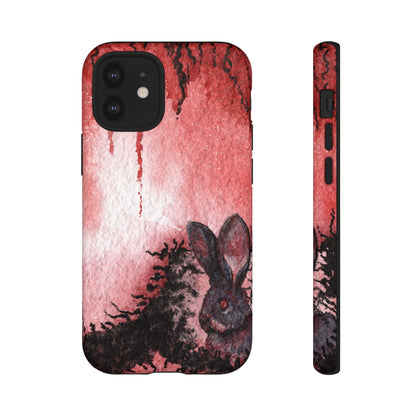 Creepy Bunny Tough Phone Case