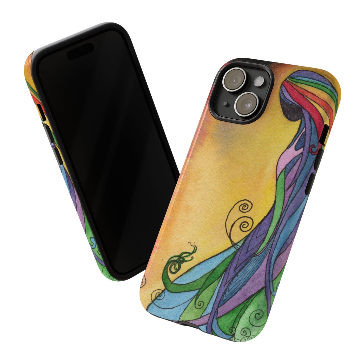 Rainbow Goddes Tough Phone Case