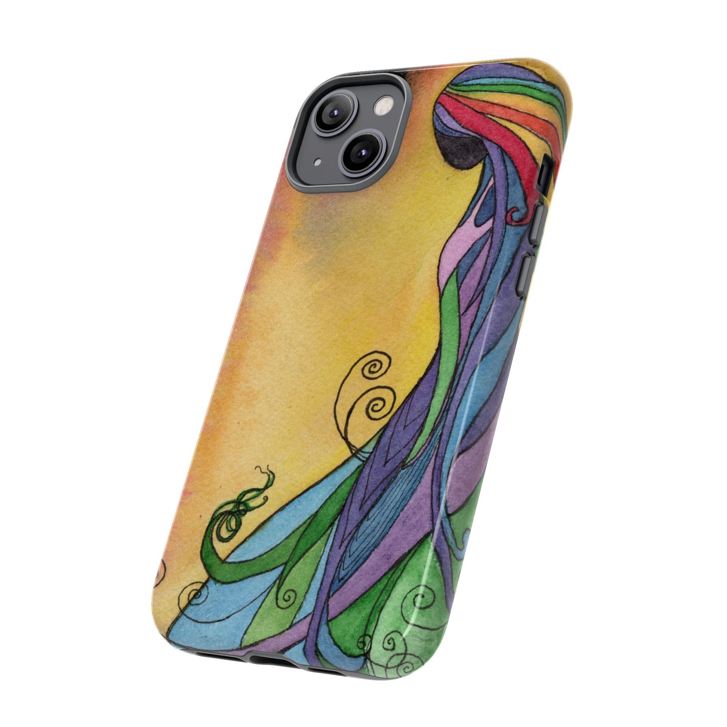 Rainbow Goddes Tough Phone Case