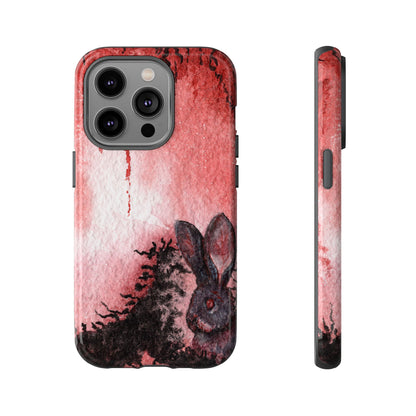 Creepy Bunny Tough Phone Case