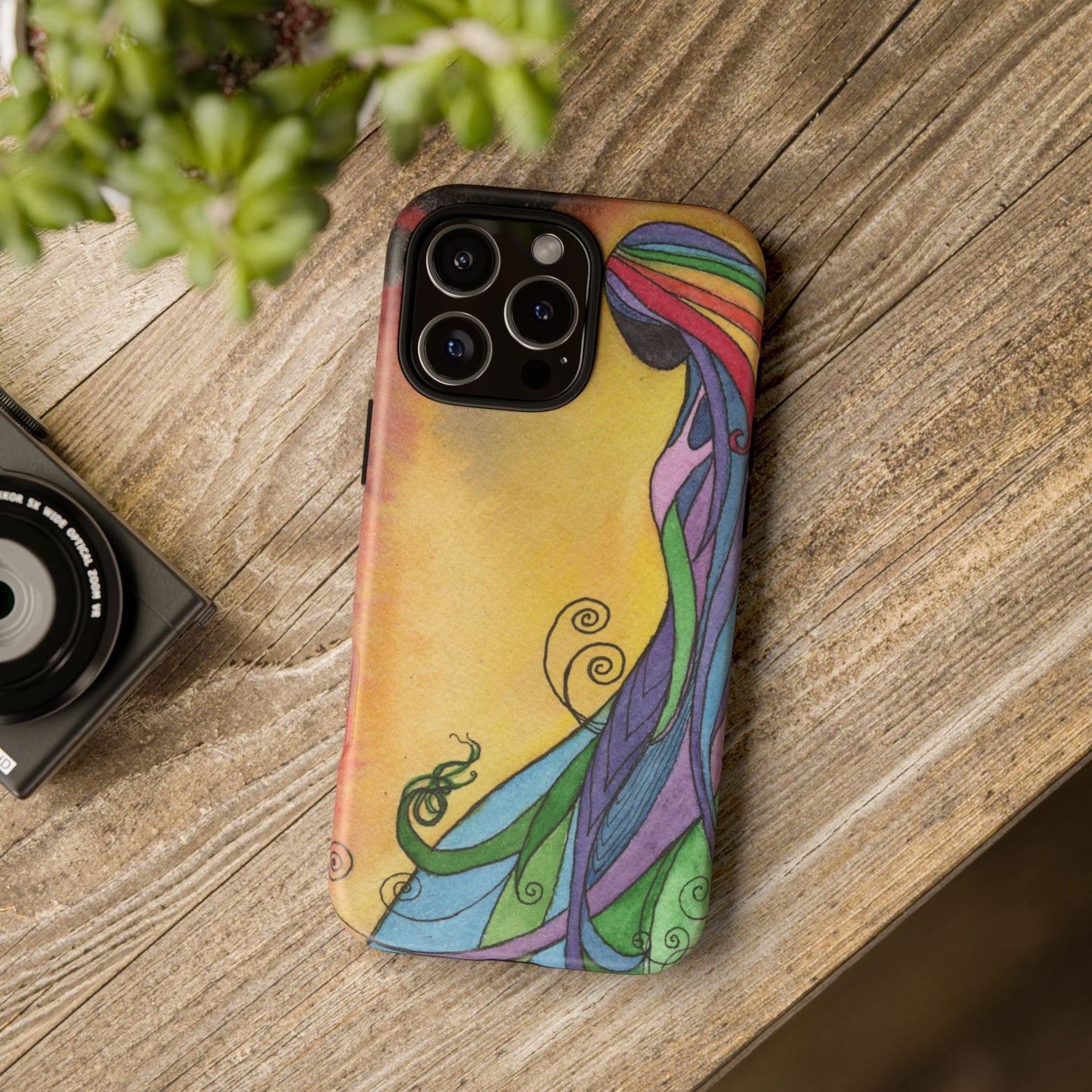 Rainbow Goddes Tough Phone Case