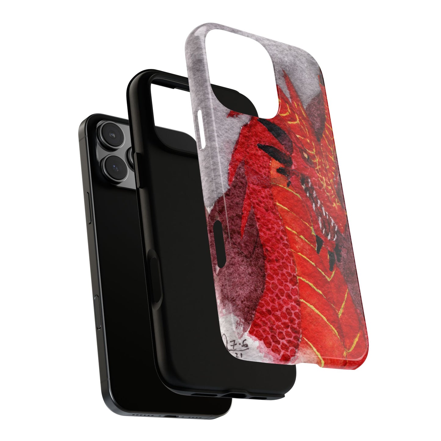 Red Dragon Tough Phone Case