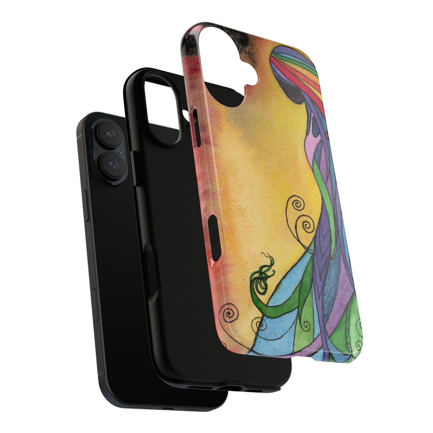 Rainbow Goddes Tough Phone Case