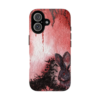 Creepy Bunny Tough Phone Case