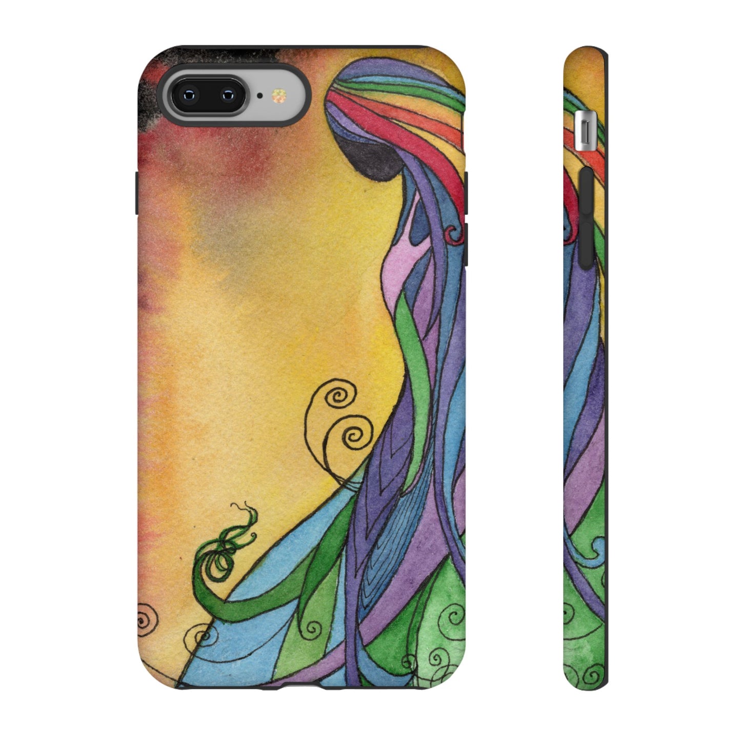 Rainbow Goddes Tough Phone Case