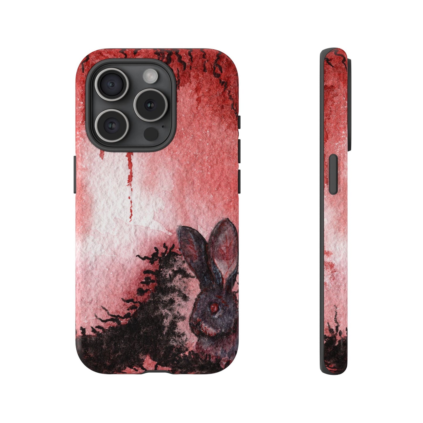 Creepy Bunny Tough Phone Case