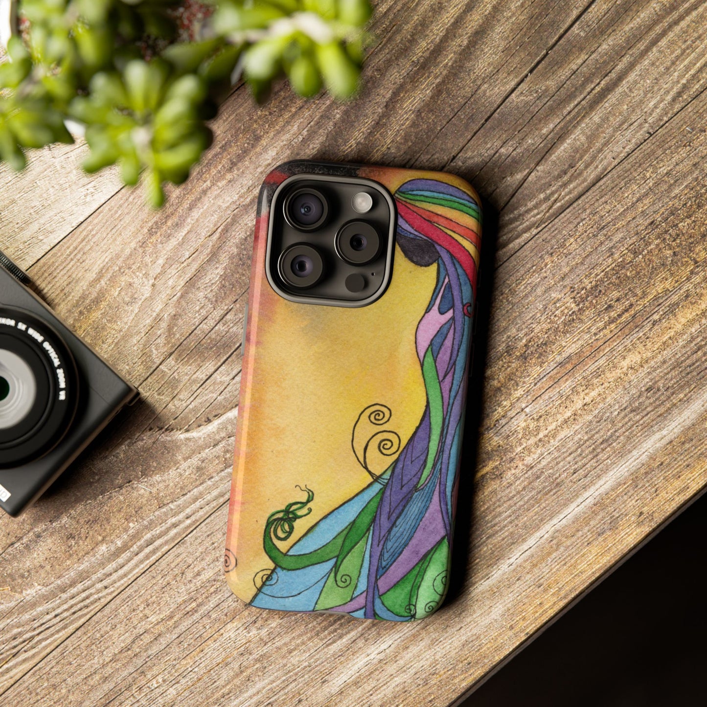 Rainbow Goddes Tough Phone Case