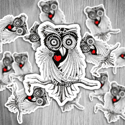 Clockwork Owl Stickers