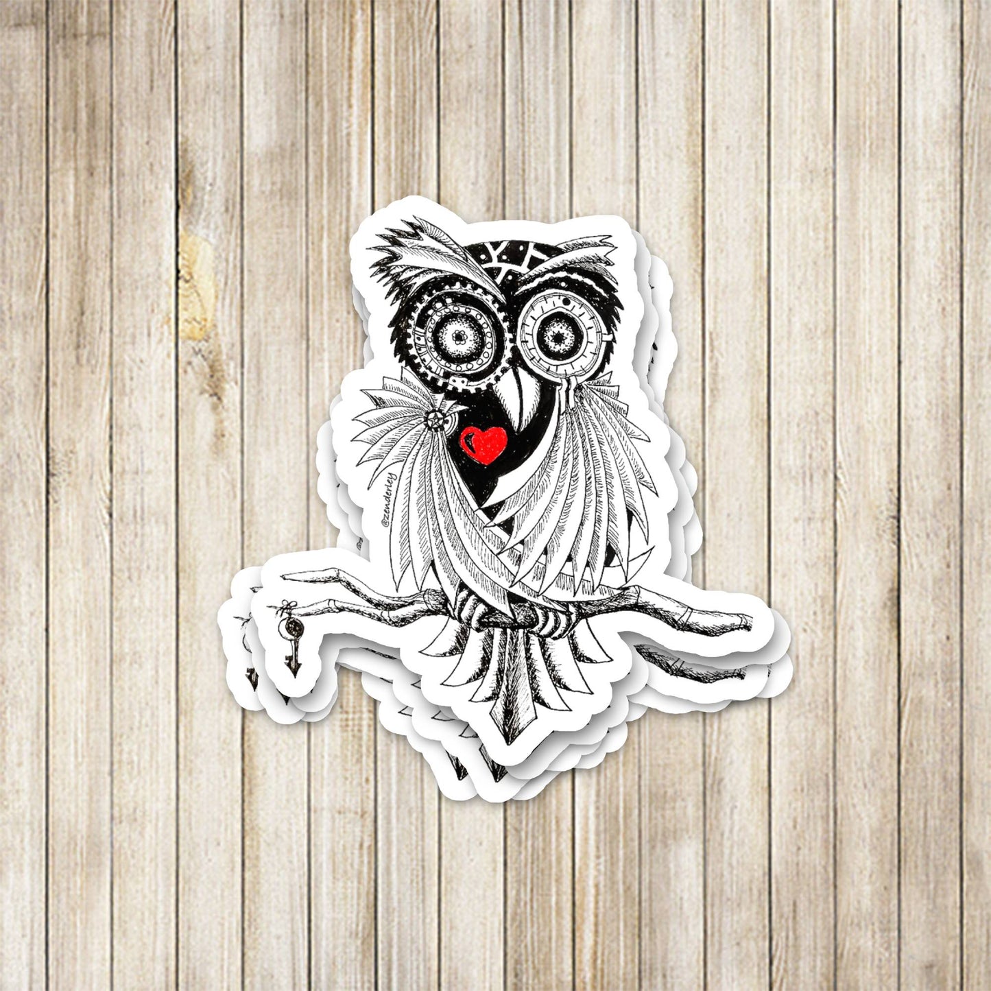 Clockwork Owl Stickers