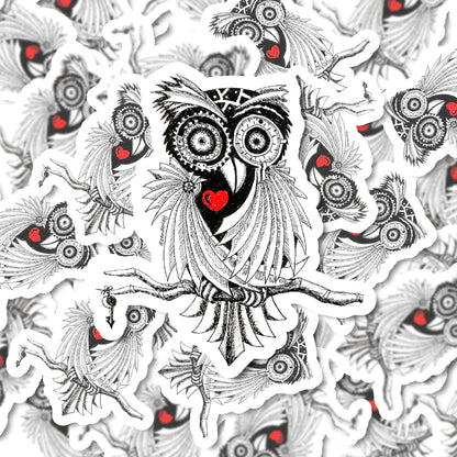 Clockwork Owl Stickers