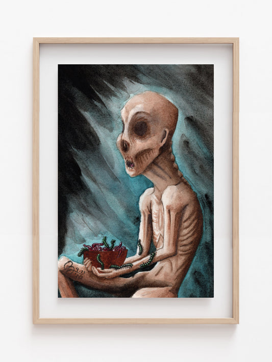 Gluttony Art Print 8x12