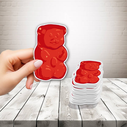 Gummy Bear Sticker - Red