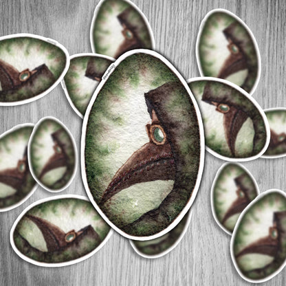 Plague Doctor Egg Sticker